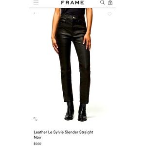 Frame Le Sylvie Leather Pants